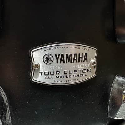 Yamaha Tour Custom Snare Drum In Licorice Satin image 6