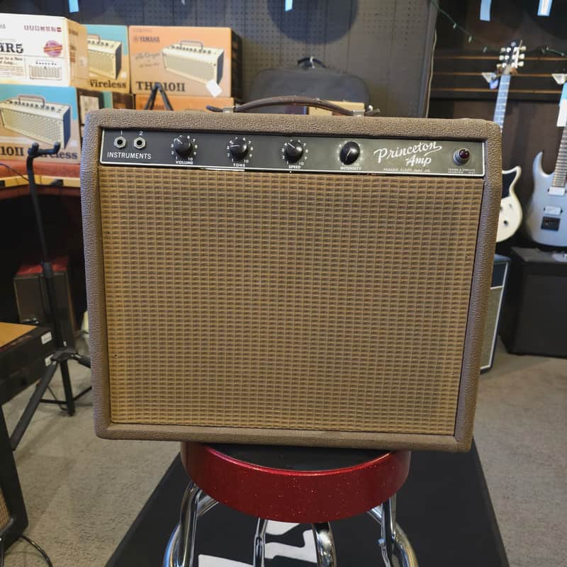 Used Fender Brown Princeton Amp 6G2 1962 w/Non Original Cover image 1