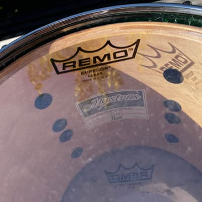 ✮ULTRA RARE✮ PEARL MASTERS MCX 100% Maple 8" X 7" Tom✮LACQUER EMERALD SPARKLE !✮ image 8
