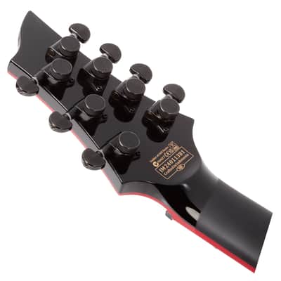 Schecter Sunset-7 Red Dawn 7-String Electric Guitar - Gloss Black - Open Box image 5