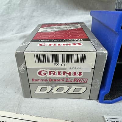 DOD Lamb Series FX101 Grind Rectifying Overdrive Distortion with Echo Pedal with Box image 3