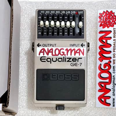 Analogman Made in Japan Boss GE-7 Pro Mod EQ Pedal Great Condition FAST SHIP! image 1