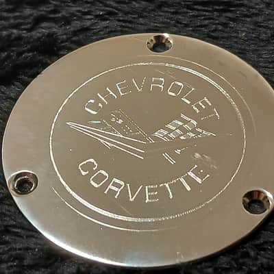 1995 Gibson Les Paul Corvette Control Switch Cover- Chrome image 1