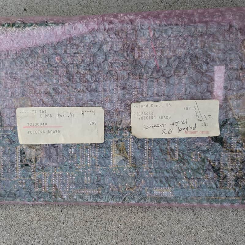 Roland TR-707 Complete PCB set 80s image 1
