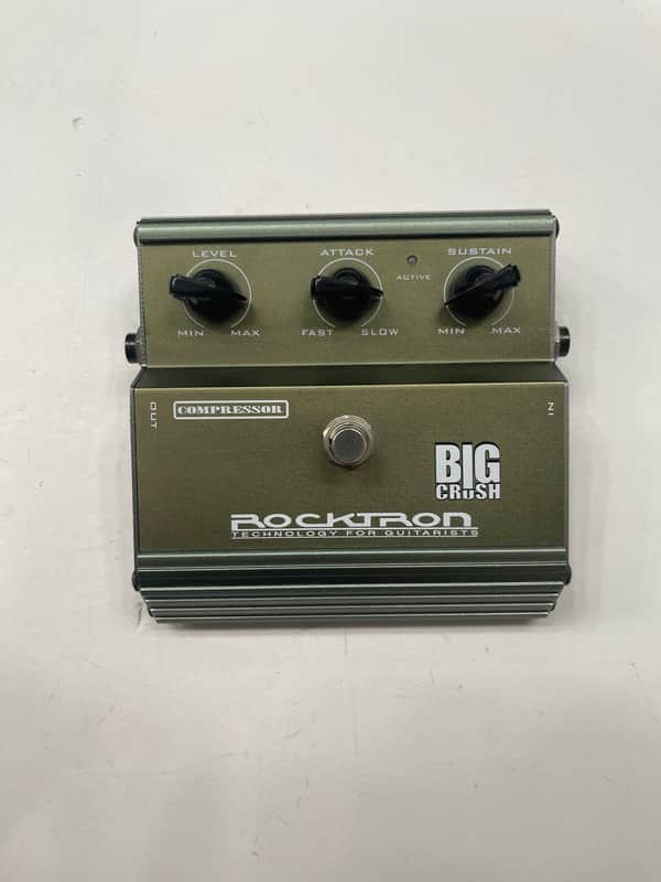Rocktron Big Crush Compressor Sustainer Compression Guitar Effect Pedal *READ* image 1