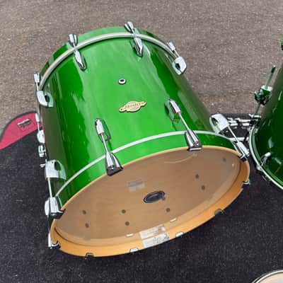 Pearl Masters MCX Maple 4 Piece Drum Set Shamrock Green MCX924XSP/C388 image 6