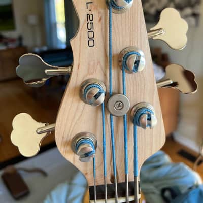 Used G&L L-2500 Left-Handed Bass, Transparent Orange image 3