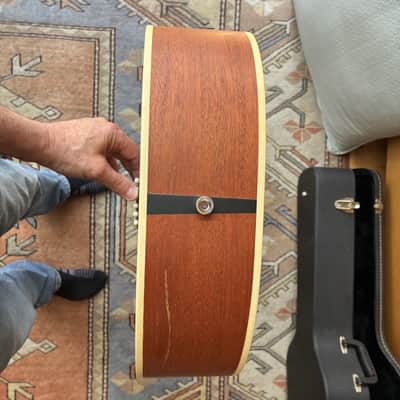 Jean Larrivee acoustic guitar Model: OM-03, Recording Series 2001 - Sitka spruce top with mahogany back and sides, ebony fingerboard, and a satin finish image 12