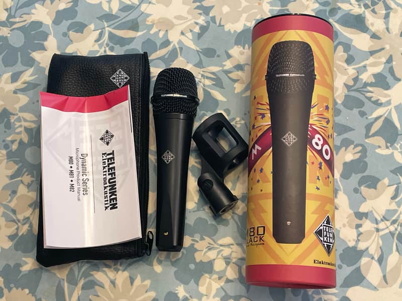 Telefunken M80 Handheld Supercardioid Dynamic Microphone 2010s - Black with Matching Grill image 1