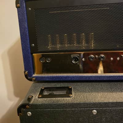 Marshall 6100 30th Anniversary Series 3-Channel 100-Watt Guitar Amp Head 1992 - 1997 - Blue image 10