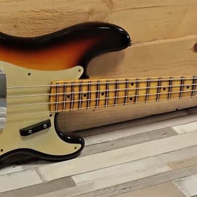 Fender Custom Shop 1959 Precision Bass - Journeyman Relic 3 Tone Sunburst image 1