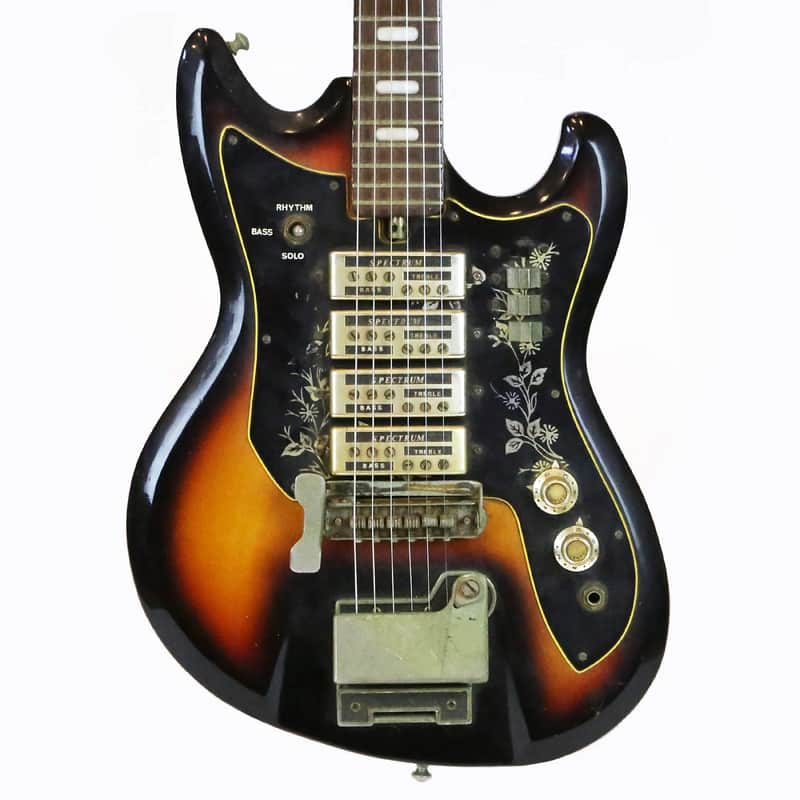ジャパンビンテージ　TEISCO 改TE-440　要調整　音出OK　中古品 ま*ご様 Teisco TE-440 テスコ ビザール テレキャス シンライン - メルカリ