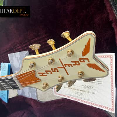 ✮RARE✮SUPERB✮2017 Gretsch G-6134 LTV White Penguin ✮ LACQUER TV JONES ! ✮ COA ✮ AMAZING image 22