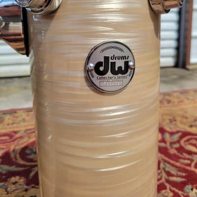 DW Collector's Series Maple Standard Rata Toms 4pc - 12x6, 14x6, 16x6, 18x6 - Creme Oyster (C013-11) image 5