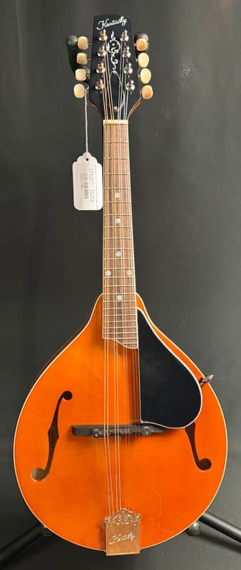 Kentucky KM-252 Artist Deluxe A-Style Mandolin Transparent Amber w/ Gig Bag image 1