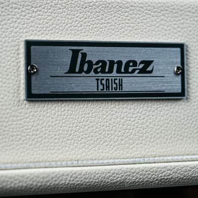 2010s Ibanez TSA15H Tube Screamer 15W Tube Guitar Amp Head white image 2