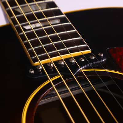 Gibson J-160E 1955 Electro/Acoustic Guitar – Rare Early Model Delivering the Authentic Beatles Tone and Timeless Style - check video! image 15