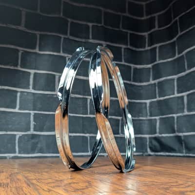 Yamaha 12" Triple‑Flanged Hoops – 1.6mm • Early 90s • Made in England • 6‑Lug • Classic Yamaha Fit • Light Wear image 5