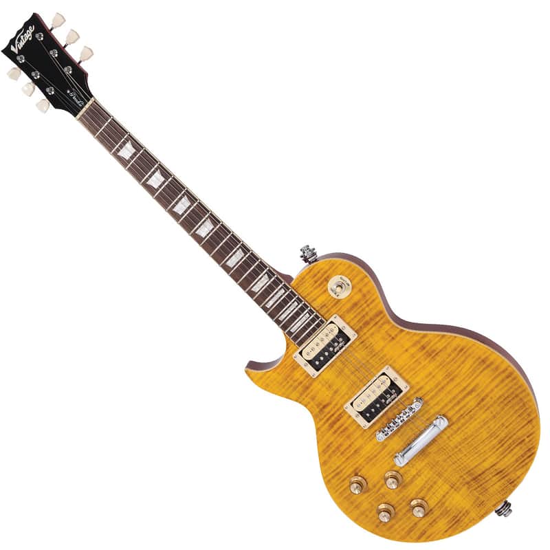 Vintage LV100 Reissued Series Single Cut Left-Handed image 1