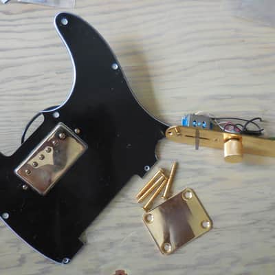 Telecaster PiCkGuArD w/ so much Luxurious GOLD Gold Hardware! Belcat HB GOLD everything! image 1