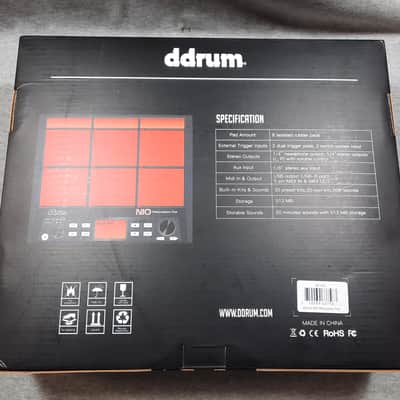ddrum NIO Percussion Pad 2022 - Present - Black / Red image 11