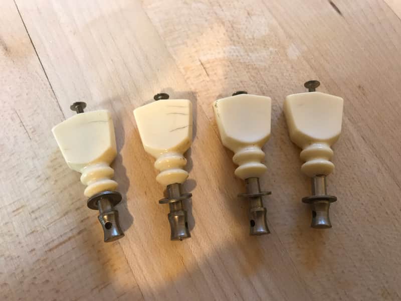 1940s or 1950s Vintage Kluson Keystone / Tulip Ukulele Tuners - Martin Style 0 and Others image 1
