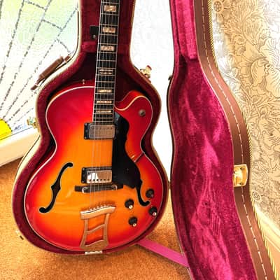 Hagstrom Jimmy (1976) - Cherry Sunburst, Excellent Condition, HSGFC, Free Worldwide Shipping ! image 8