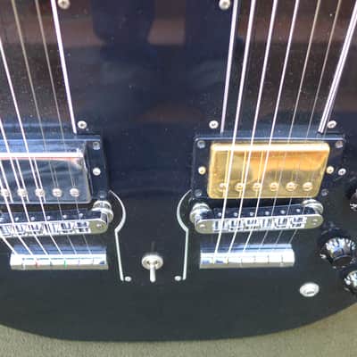 From the personal collection of Ben Harper: Gibson Custom Double Neck 6/6 1999 - Black image 6