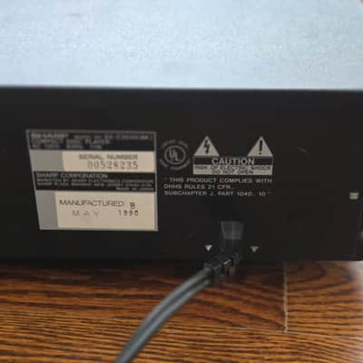 Sharp DX-C3510 six CD changer May 1990 - Black image 17
