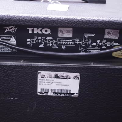 Peavey TKO 115S bass guitar combo AMP amplifier 80 watt 1x15 - rolling casters - used - LOCAL PICKUP image 4