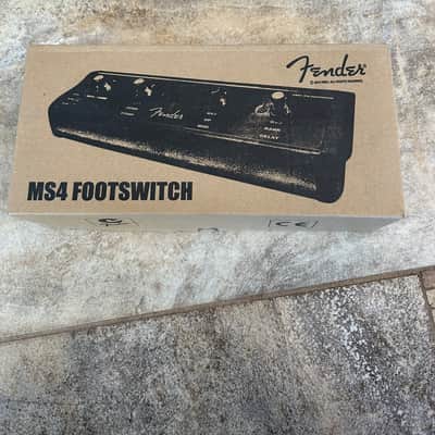 Fender 008-0996-000 MS4 Mustang 4-Button Footswitch with 1/4" Jack 2010s - Black image 1