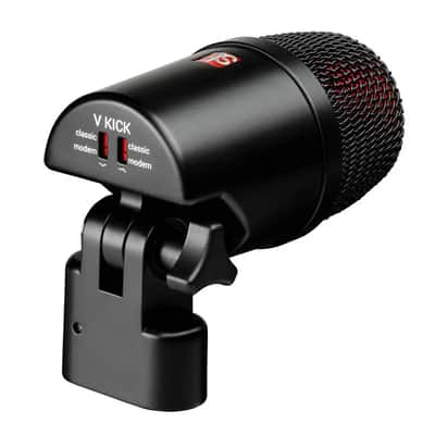 sE Electronics V KICK Bass Drum Microphone w/Switchable Voices, Black Finish