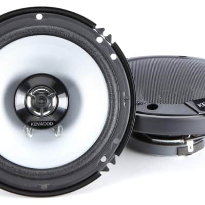 2 Pair Kenwood KFC-1665S 300W 6.5" 2-Way Sport Series Flush Mount Coaxial Speakers w/ Paper Tweeters image 2