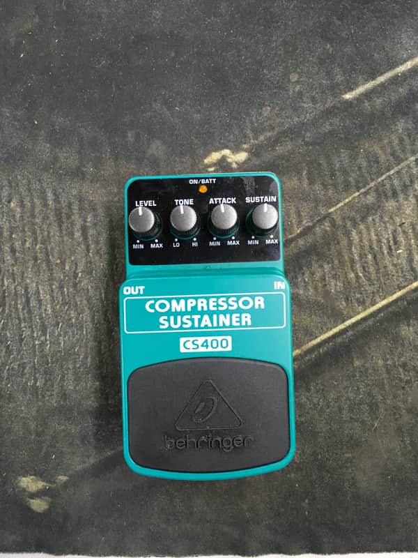 Behringer CS400 Compressor Sustainer Pedal 2010s - Standard image 1