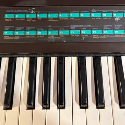 Yamaha DX7 Programmable Algorithm Synthesizer 1983 - 1987 - Black image 3
