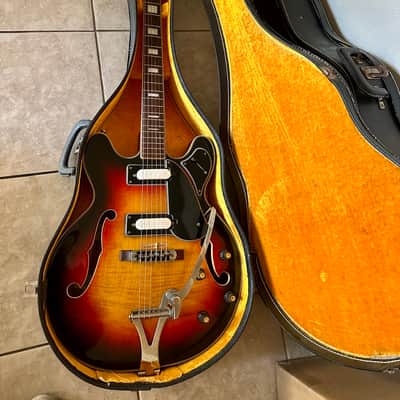 1960s Univox Custom Hollowbody image 13