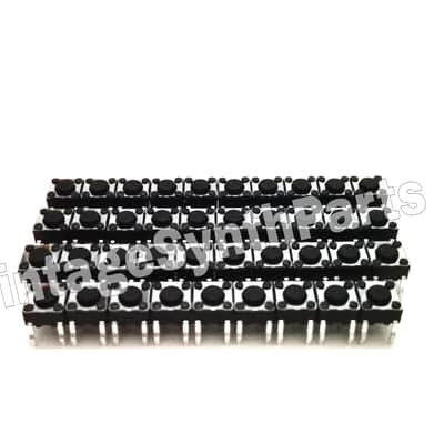 YAMAHA SY55 - Full Set of 39 Pushbutton Panel Tact Switches NEW SY-55 KA907030