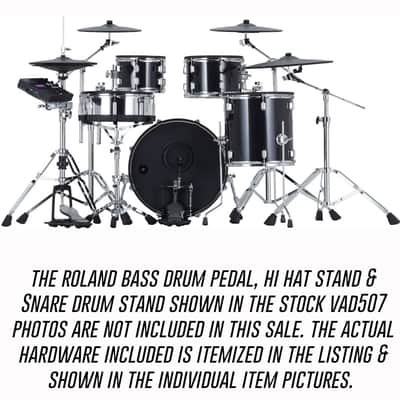 Roland VAD507 Acoustic Design Series V-Drums w/ Snare Stand, Throne & DW Pedals. Buy from CA's #1 Dealer. image 2