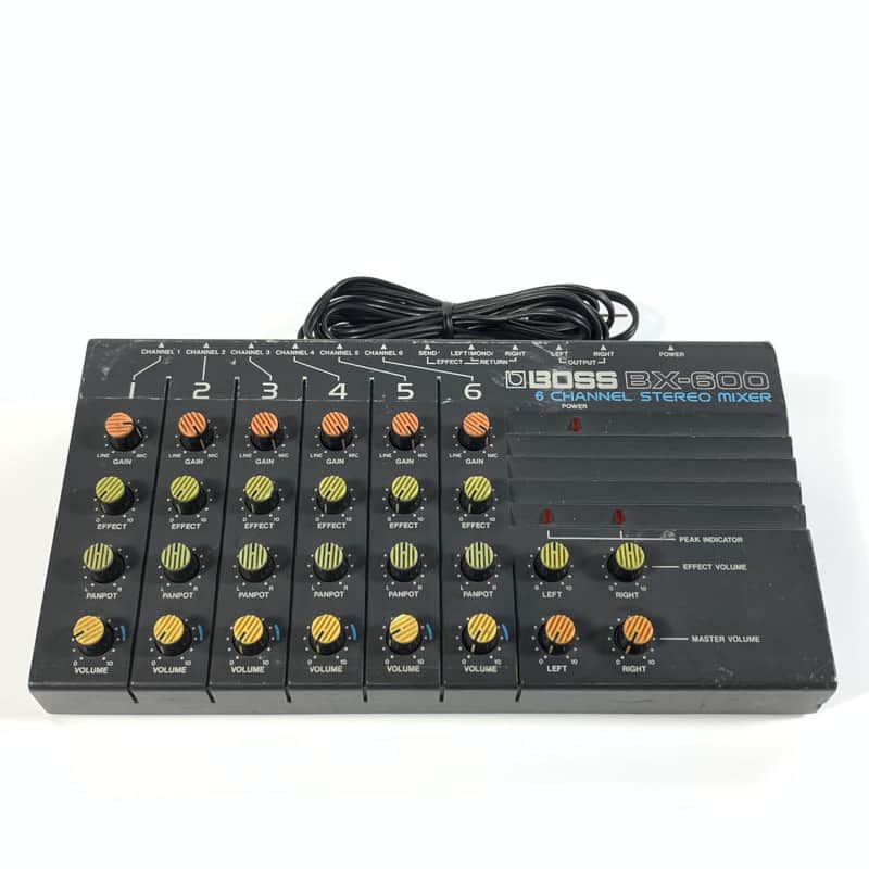 Boss BX-600 6-Channel Stereo Mixer 1980s - Black TGHM image 1