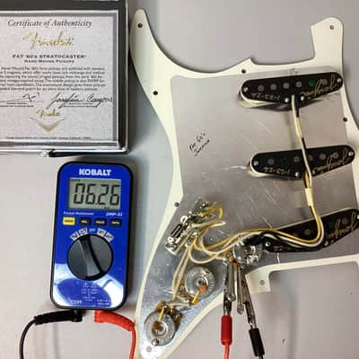 Josefina Fender Stratocaster Loaded Pickguard 2026 Fat 60's Hand Wound With COA image 8