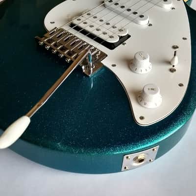 OLP MM4 Blue Officially Licensed Ernie Ball Music Man Silhouette