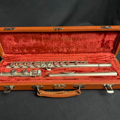 Wm. S Haynes Sterling Silver Flute, CL G#, 1942 image 1