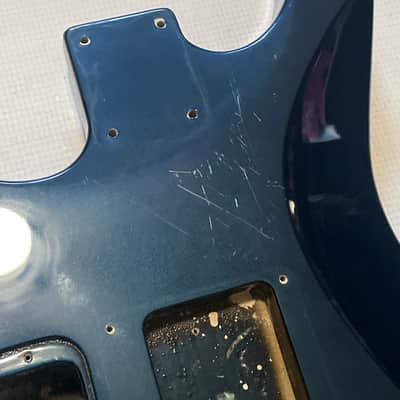 1990's Japan Jackson JDR-94 Concept Dinky Blue Guitar Body Floyd Ready image 17