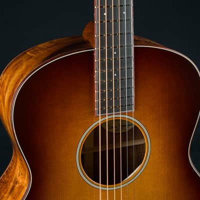 Bourgeois DBJ Figured Koa and Aged Tone Adirondack Spruce Sunburst Custom NEW - Sunburst image 9
