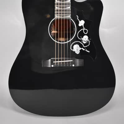 2026 Gibson Dave Mustaine Songwriter Acoustic-Electric | Ebony Finish W/OHSC image 4