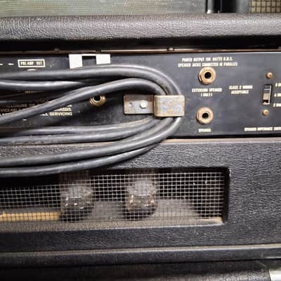 Late 70s Ampeg V-4 100-Watt Guitar Head with Distortion Control Serviced F&T Capacitors Vintage Tubes image 11