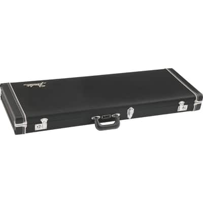 Fender Classic Series Wood Case - Strat/Tele, Left-Hand, Black image 2