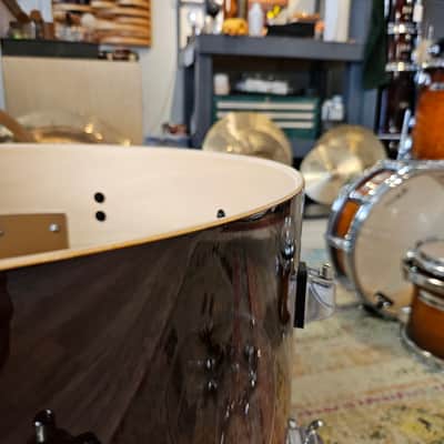 Taye Studio Maple Drum Kit 20-16-14-12-10-8" + 14" Snare - Java Burst image 7