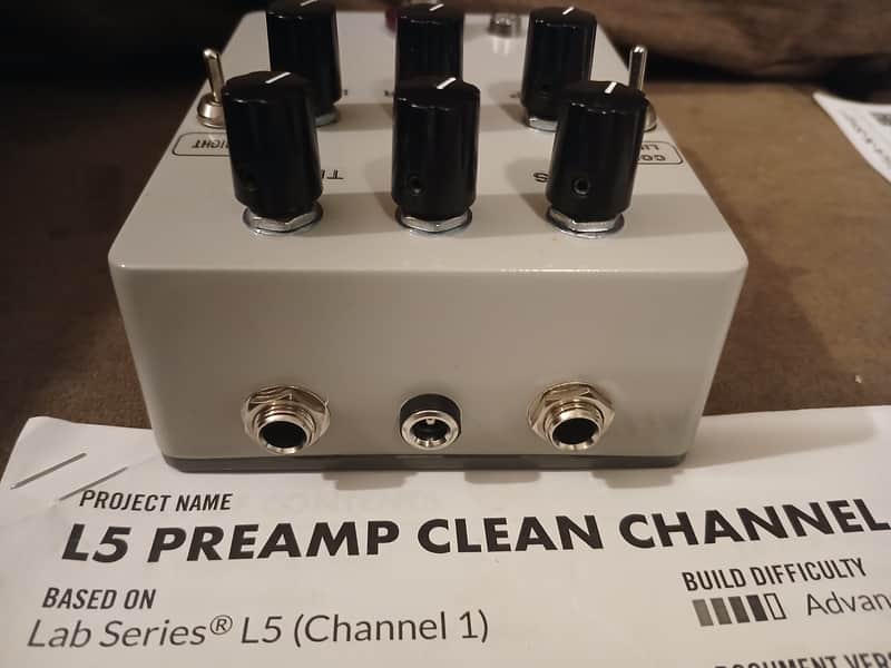 PigStompPedals - Aion FX - L5 preamp (clean channel) - Industrial grey image 1