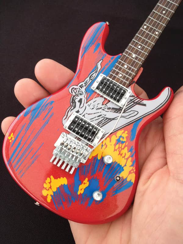 Axe Heaven JS-601 Miniature Joe Satriani Silver Surfer Guitar Replica image 1